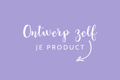 Zelf maken geboortekaartje in trendkleur lila